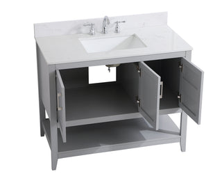 Aubrey Bathroom Vanity Set in Grey