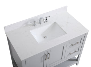 Aubrey Bathroom Vanity Set in Grey