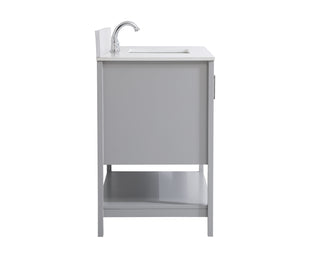 Aubrey Bathroom Vanity Set in Grey