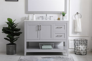 Aubrey Bathroom Vanity Set in Grey