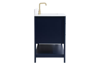Aubrey Bathroom Vanity Set in Blue