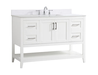 Aubrey Bathroom Vanity Set in White