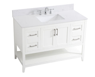 Aubrey Bathroom Vanity Set in White