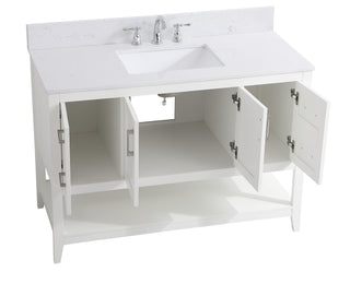 Aubrey Bathroom Vanity Set in White