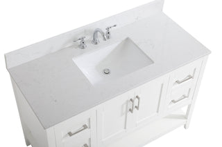 Aubrey Bathroom Vanity Set in White