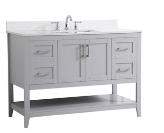 Aubrey Bathroom Vanity Set in Grey