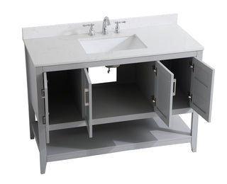 Aubrey Bathroom Vanity Set in Grey