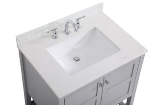 Theo Bathroom Vanity Set in Gray
