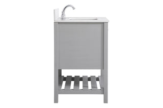 Theo Bathroom Vanity Set in Gray