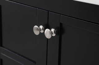 Theo Bathroom Vanity Set in Black