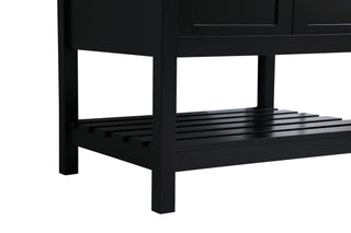 Theo Bathroom Vanity Set in Black