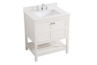 Theo Bathroom Vanity Set in White