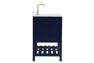 Theo Bathroom Vanity Set in Blue