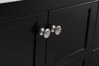 Theo Bathroom Vanity Set in Black