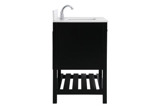 Theo Bathroom Vanity Set in Black