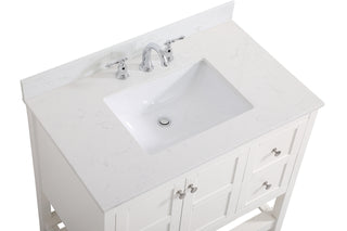 Theo Bathroom Vanity Set in White
