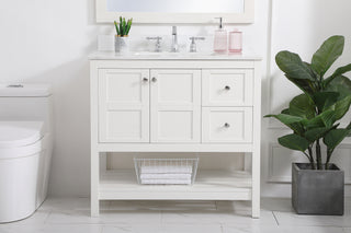 Theo Bathroom Vanity Set in White