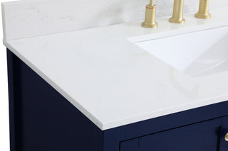 Theo Bathroom Vanity Set in Blue