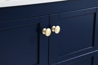 Theo Bathroom Vanity Set in Blue