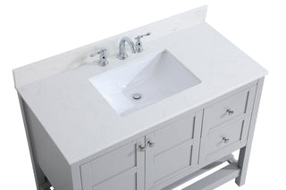 Theo Bathroom Vanity Set in Gray