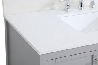 Theo Bathroom Vanity Set in Gray