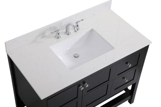 Theo Bathroom Vanity Set in Black