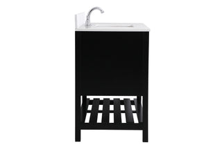 Theo Bathroom Vanity Set in Black