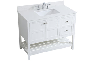 Theo Bathroom Vanity Set in White