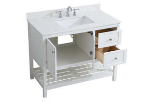 Theo Bathroom Vanity Set in White