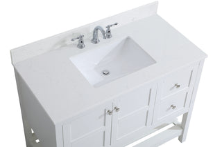 Theo Bathroom Vanity Set in White