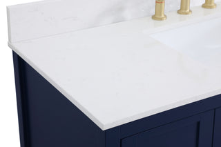Theo Bathroom Vanity Set in Blue
