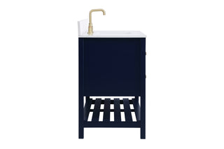 Theo Bathroom Vanity Set in Blue