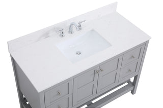 Theo Bathroom Vanity Set in Gray