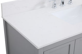 Theo Bathroom Vanity Set in Gray