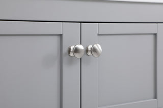Theo Bathroom Vanity Set in Gray