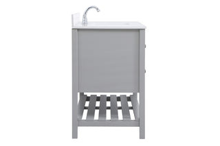 Theo Bathroom Vanity Set in Gray