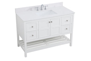 Theo Bathroom Vanity Set in White