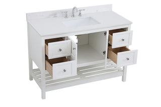 Theo Bathroom Vanity Set in White