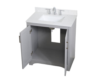 Moore Bathroom Vanity Set in Grey