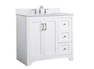 Moore Bathroom Vanity Set in White