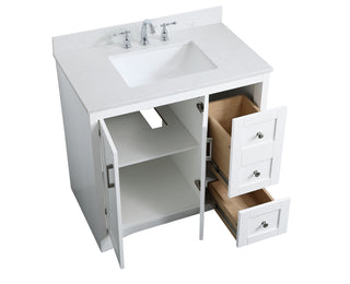 Moore Bathroom Vanity Set in White