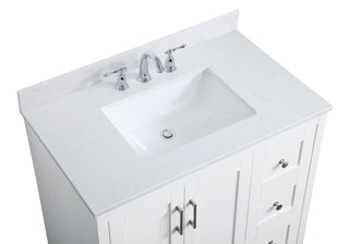 Moore Bathroom Vanity Set in White