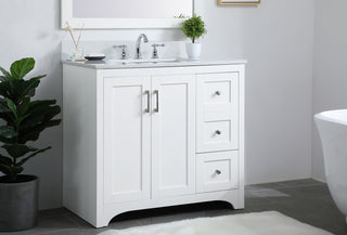 Moore Bathroom Vanity Set in White