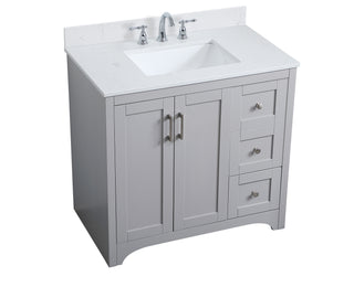 Moore Bathroom Vanity Set in Grey