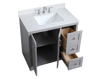 Moore Bathroom Vanity Set in Grey