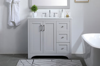 Moore Bathroom Vanity Set in Grey