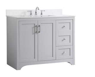 Moore Bathroom Vanity Set in Grey