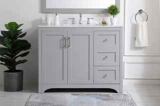 Moore Bathroom Vanity Set in Grey