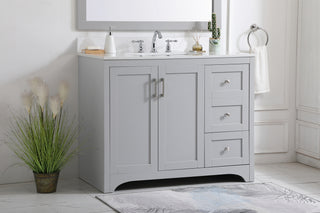 Moore Bathroom Vanity Set in Grey