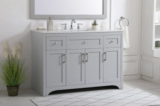 Moore Bathroom Vanity Set in Grey